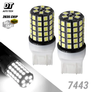 Syneticusa 7443 LED 6000k Blanco Funcionamiento Diurno Respaldo Bombillas de Luz Inversa - Imagen 1 de 6