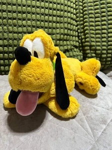 Disney Exclusive Pluto Lying Down Plush Soft Toy 16” - Picture 1 of 9