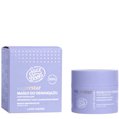 FaceBoom Superstar Makeup Remover Butter All Skin Types Cleanser 40g Vegan - Image 1 of 2