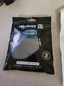 NEW HK Army YOUTH FLTRD Air Carbon Filtered Face Mask - Grey - Picture 1 of 2