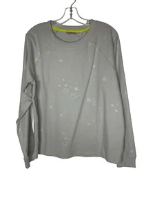 Nuevo Pullover Top AnyBody Lounge Star Polar A626288 Gris Suave Talla Mediana - Imagen 1 de 8