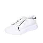 EY132 XAGON MAN  Shoes Men White Sneakers Leather Round Toe No Casual Casual D L