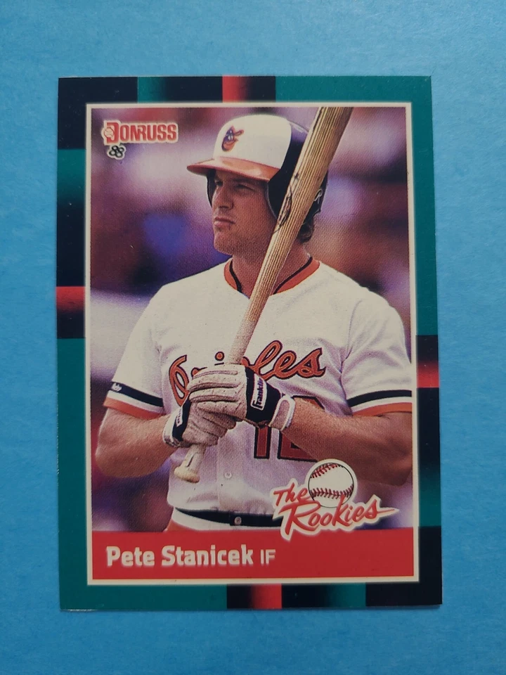 PETE STANICEK 1988 DONRUSS THE ROOKIES BASEBALL CARD # 15 F8075 - Image 1 of 1