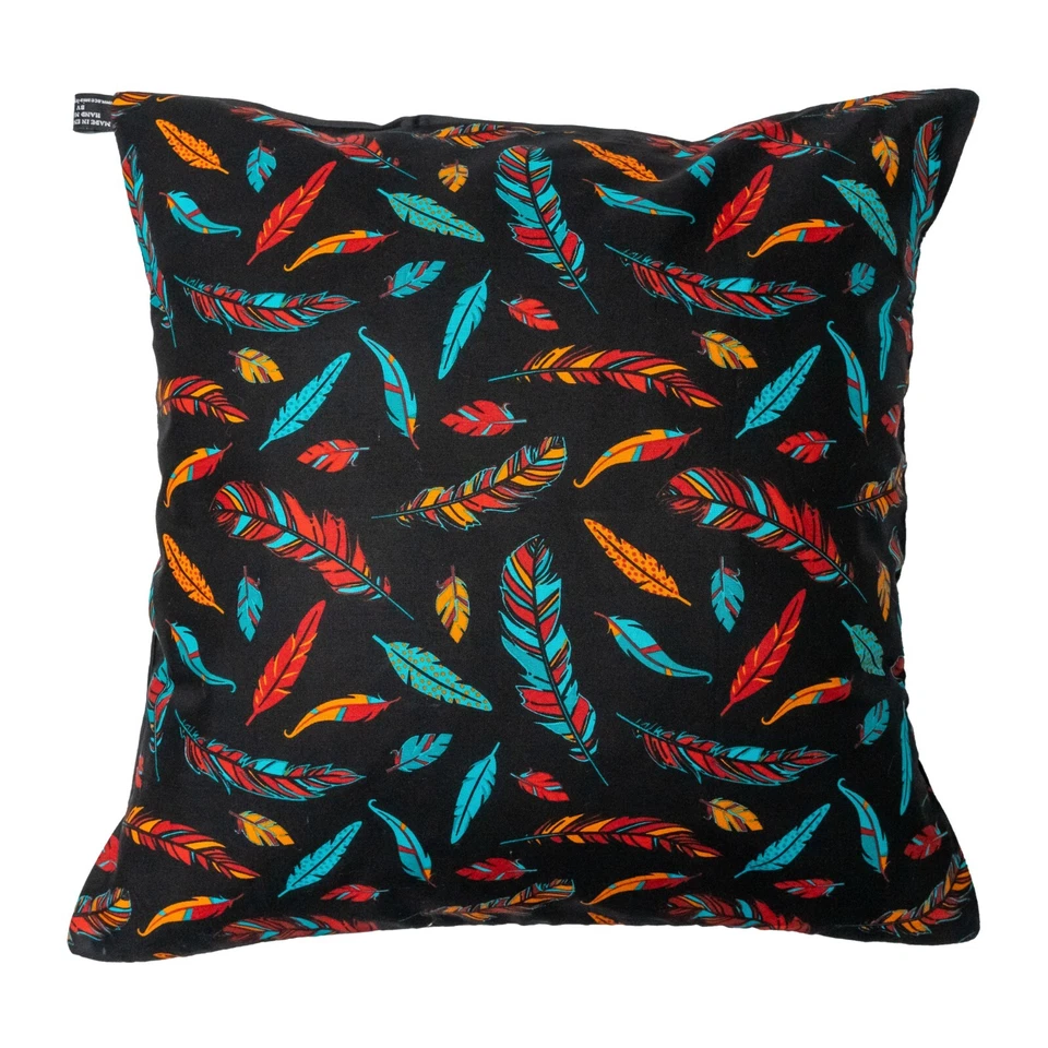 Feather Cushion Cover Decor Scatter Case 100% Cotton Fabric Navajo Tribal - Image 1 of 1