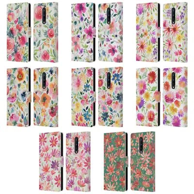 OFFICIAL NINOLA SUMMER GARDEN FLOWERS LEATHER BOOK CASE FOR BLACKBERRY ONEPLUS - Image 1 of 4