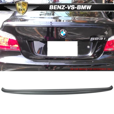 Fit 04-10 BMW 5 Series E60 AC Trunk Spoiler Painted A08 Sterling Silver Metallic - Image 1 of 4