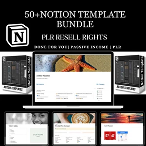 Notion Template Konvolut mit PLR & DFY - Bild 1 von 1