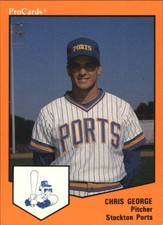 1989 Stockton Ports ProCards #391 Chris George