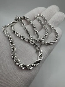 Vintage Damen große elegante Silberkette 875 UdSSR Sowjetzeit 53,0 g - 20,85 Zoll - Bild 1 von 11