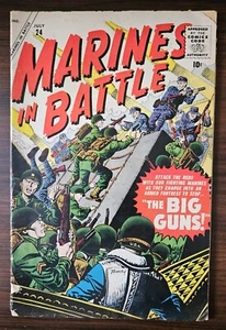 Warwick Publications Comic Marines In Battle 1958 #24 Silver Age Fair Condition - Picture 1 of 8
