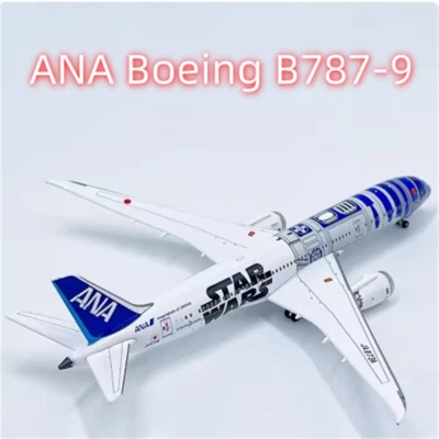 1/400 ANA Boeing B787-9 JA873A Star Wars Painted Aircraft Model Ornament - Image 1 of 4