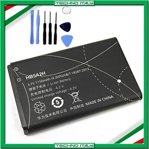 BATTERIA PER HUAWEI IDEOS X2 U8500 U3100 U7510 HB5A2H 1150MAH + KIT CACCIAVITI - Foto 1 di 3