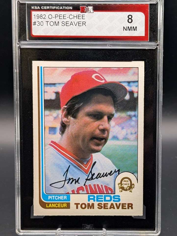 1982 O-Pee-Chee #30 Tom Seaver KSA 8 - Image 1 of 1