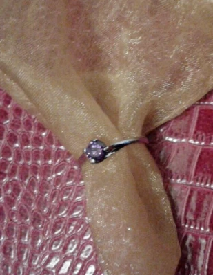 Anello in Argento con Pietra Viola - Immagine 1 di 4