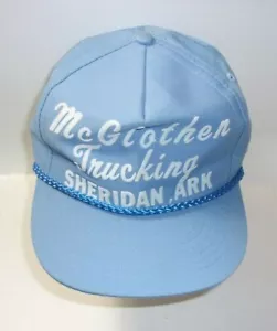 McGlothen Trucking Sheridan Ark Trucker vintage snapback Hat Cap - Picture 1 of 10