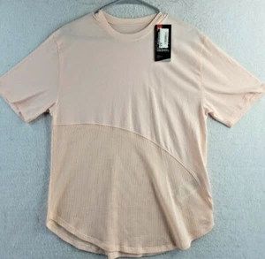 New Under Armour Pink 1/2 Mesh Loose Fit T-shirt Womens Small - Picture 1 of 7