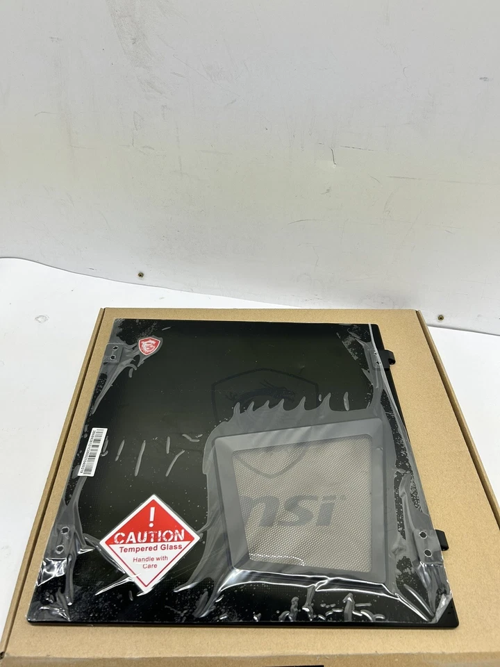 NEW MSI TRIDENT X Gaming Computer Case Tempered  Glass Side Panel ONLY - Image 1 of 4