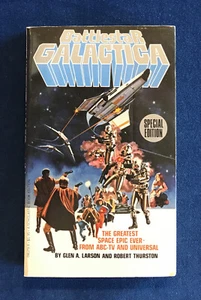 TV tie-in pb BATTLESTAR GALACTICA (Berkley/Scholastic 1st '78) Larson & Thurston - Picture 1 of 5