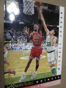 1992-1993 UPPER DECK JERRY WEST SELECTS BASKETBALL MICHAEL JORDAN CARD #JW9 - Picture 1 of 7