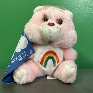 CHEER BEAR Vintage 1983 Care Bears 6" Plush Toy NWT Kenner American Greetings - Picture 1 of 13