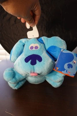 Blues Clues Peluche Baño Playa Tyco 39665 8" Vintage Azul Foto 1 de 4