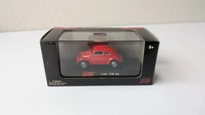 Malibu Volkswagon VW 1937 Beetle Diecast 1:64 Scale Red Model W/ Opened Box - Picture 1 of 8