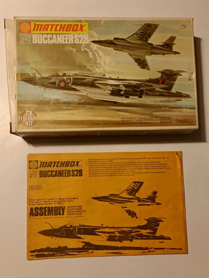 Matchbox Buccaneer S2B PK 106  scale 1:72 NO DECALS , NO CUPOLINO CABINA - Immagine 1 di 4
