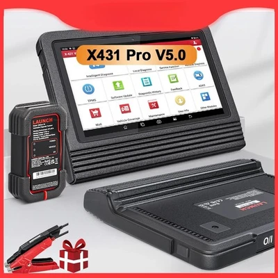 X431 PRO V5.0 OBD2 Scanner,Bidirectional Scan Tool Support CANFD&DOIP,ECU Coding - Image 1 of 4