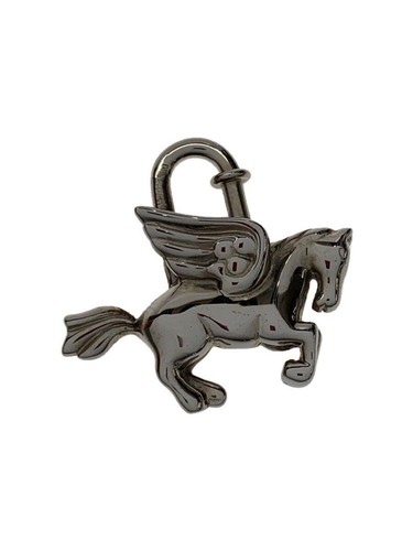 HERMÈS Collana HERMES SLV Donna Cadena Pegasus 1993 Preound Lucchetto Push