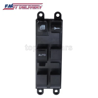 Interruptor de controle de janela dianteiro esquerdo para Nissan Frontier Altima Sentra 25401-9E000 - Imagem 1 de 4