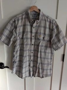 Camisa Carhartt Manga Corta Con Botones A Presión Para Hombres L *LOTE DE 2* Ropa de Trabajo Occidental  - Imagen 1 de 18