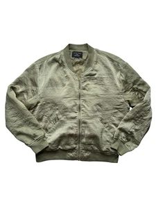 Love Tree Lightweight Olive Bomber Jacket Size Large Excellent Condition - Picture 1 of 10