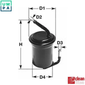 FUEL FILTER MBNA1508 FOR KIA MAZDA AZ-3/PRESSO SAVANNA/RX-7/II LANTIS/FAMILIA - Picture 1 of 9