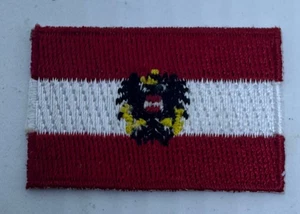 Österreich Flagge Patch zum Aufbügeln - Bild 1 von 1