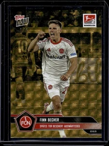 2025-26 Topps Now Bundesliga Superfractor 1/1 #36 Finn Becker Foilfractor - Picture 1 of 2