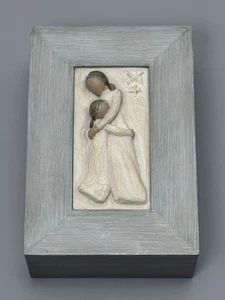 Caja de memoria Willow Tree madre e hija 2006 caja de baratija (proteger y apreciar) - Imagen 1 de 8