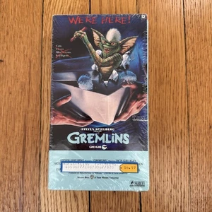 Gremlins VHS 1990 Steven Spielberg 80s Horror Comedy Film Rare SEALED Watermark - Picture 1 of 9