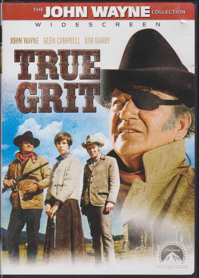 "TRUE GRIT" DVD 1969 JOHN WAYNE/GLEN CAMPBELL WIDESCREEN - Image 1 of 1