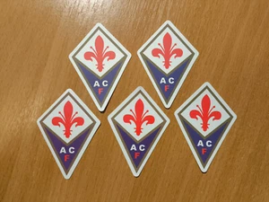 Pack of 5 (Five) ACF Fiorentina Stickers - Club Badge Logo - Photo 1 sur 1
