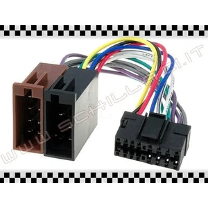 C04 Connettore adattatore cavo ISO JVC autoradio 16 pin - Imagen 1 de 1