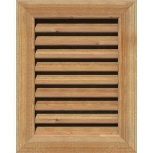 Ekena Millwork Giebel Lamelle Lüftung H26"" x B23"" x D3"" rechteckig Holz rot Zeder - Bild 1 von 11
