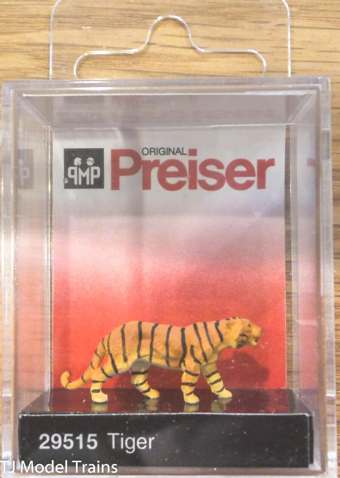 Figura de plástico Preiser HO #29515 Tigre (figura de pie) (escala 1:87) Foto 1 de 1