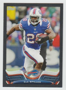 C.J. Spiller 2013 Topps BLACK BORDER #125 SP paralelo #41/58 SSP Bills Clemson - Imagen 1 de 2