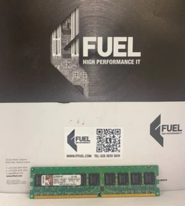 Kingston 1GB DDR2 ram memory module PC2-667 - KVR667D2E5K2/2G - Picture 1 of 3