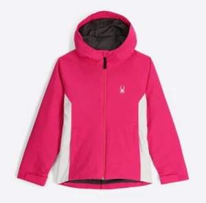 NEW WITH TAGS Pink Spyder Girls Size Large Winter Ski Jacket MSRP $129 - Picture 1 of 7