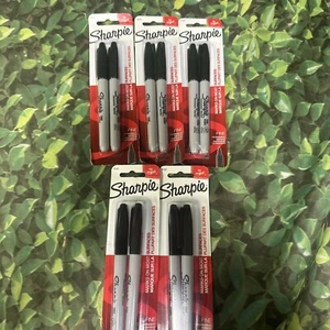 10 pennarelli Sharpie punta fine nero permanente 30001 penne affilate 10 pezzi - Foto 1 di 1