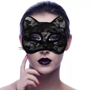 Sexy Lace Masquerade Eye Mask Gothic Fancy Dress Accessory Cat Cosplay Supplies - Picture 1 of 28