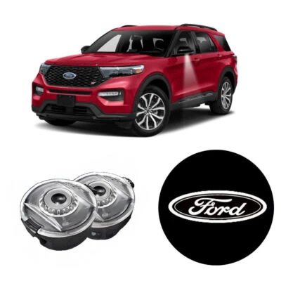 Ghost Shadow LEDS Side Rear View Mirror Ghost Lights For 2003-18 Ford Explorer - Image 1 of 4