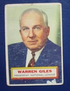 1956 Topps Warren Giles National League President #2 F/G - Bild 1 von 2