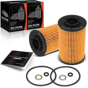 2x Engine Oil Filter for Hyundai Sonata Santa Fe Genesis Azera Kia Amanti 10K - Picture 1 of 9